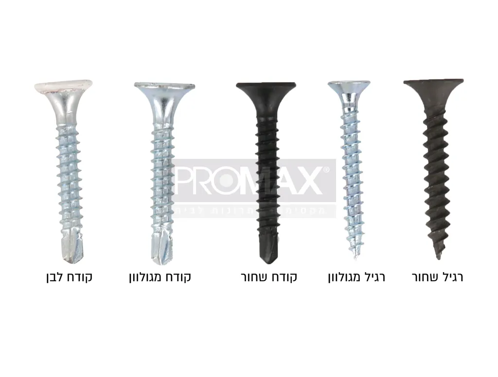 בורג גבס שחור 25*3.5 1000 יח'