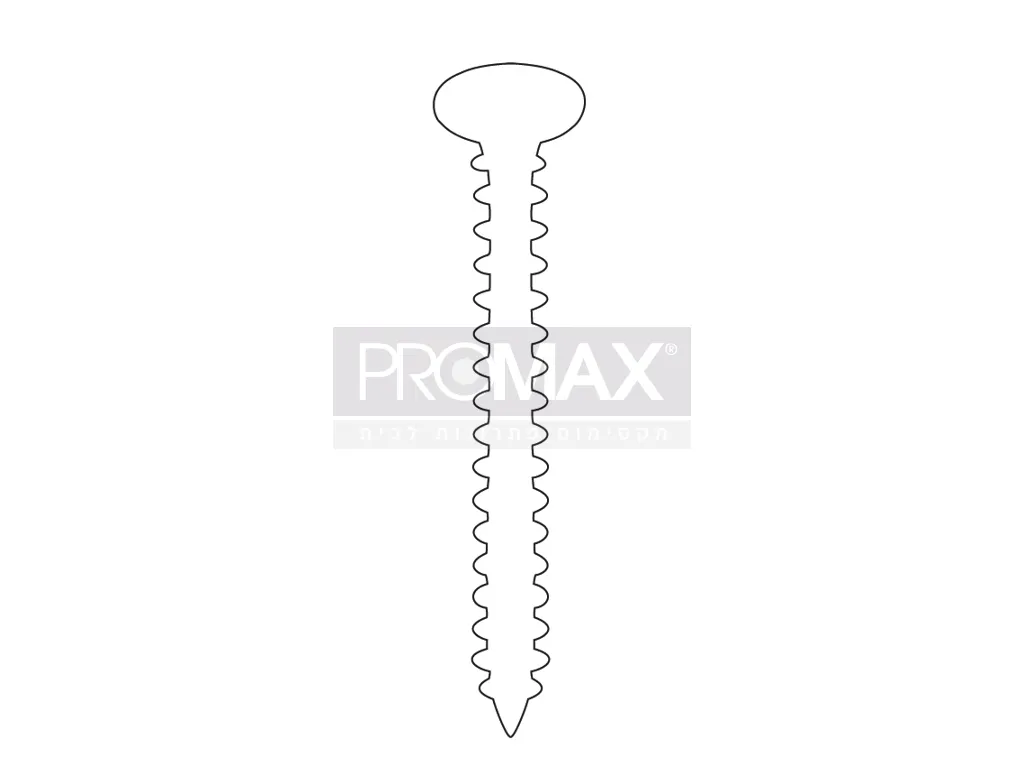 בורג פח 1/2*6 1000 יח'