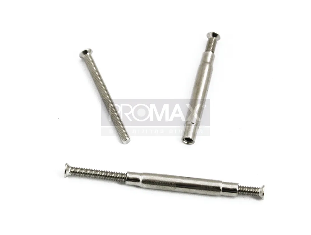 בורג עובר לידיות דקורטביות קוטר 5 מ"מ 3