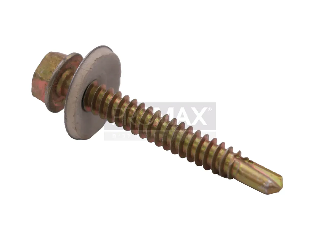 בורג איסכורית קודח עם אטם 3/4*1/4 100 יח'