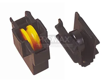 גלגל לויטרינה פלסטיק