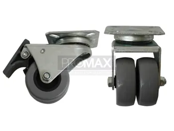 גלגל גומי אפור כפול