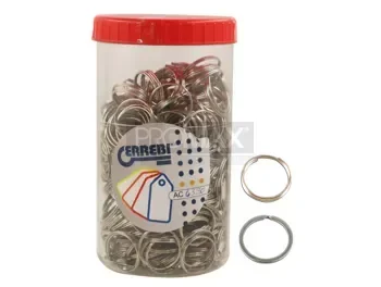 טבעת כפולה שטוחה 20 מ"מ 700 יח' בצנצנת תוצרת איטליה ERREBI