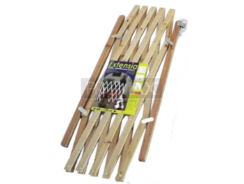 מחסום אקורדיון מעץ