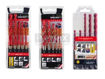 סט מקדחי אלפין Multicut
