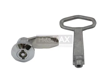 מפתח/מנעול לארון מתכת דגם עגול