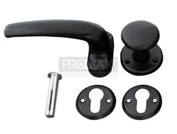 סט ידית אלומיניום סובב קבוע