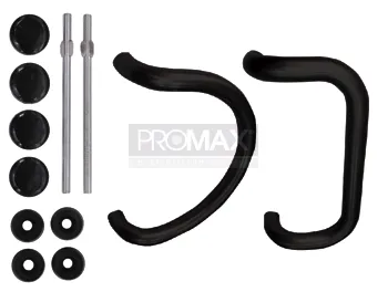 ידיות צינור מפלסטיק (זוג)