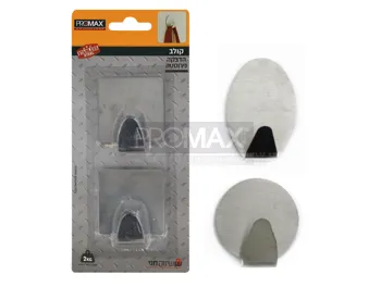 קולבי הדבקה מנירוסטה